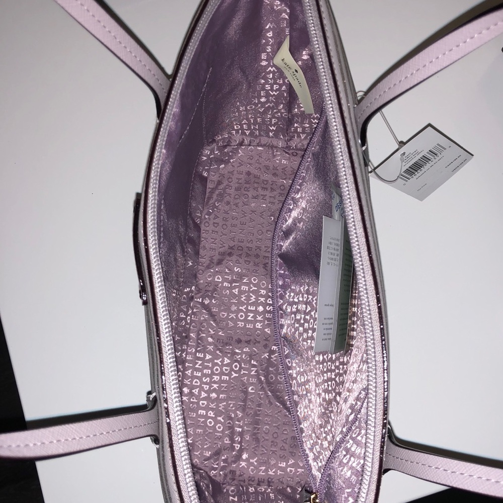 🆕Kate Spade Tote Glitter Striped Handbag - Picture 7 of 8